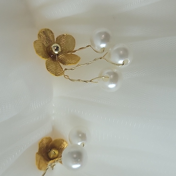 Girls Formal Layered Tulle Gown Custom Made 100% Polyester. See Pics for Measure - Picture 4 of 11